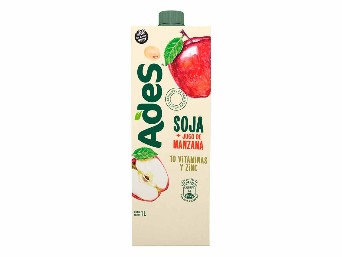JUGOS ADES 1 LT. MANZANA