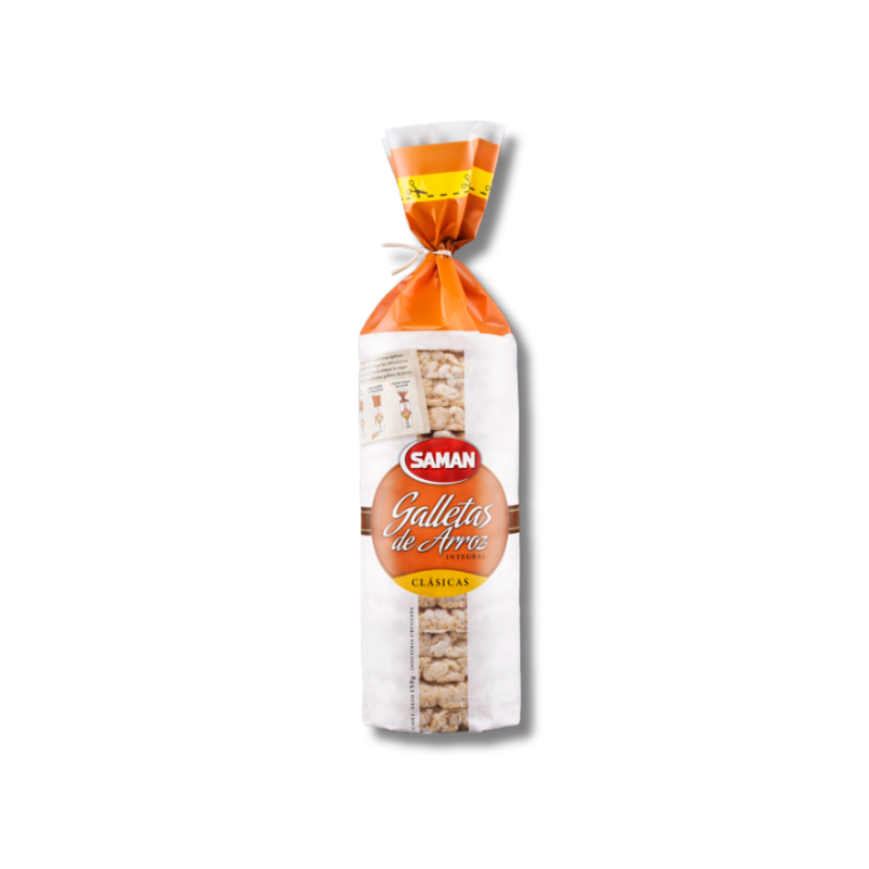 GALLETAS ARROZ SAMAN X 130 GR. CLASICA