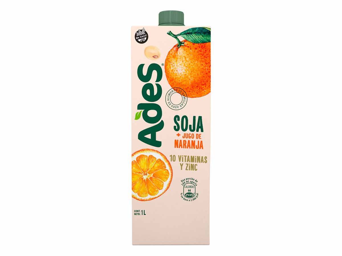 JUGOS ADES 1 LT. NARANJA