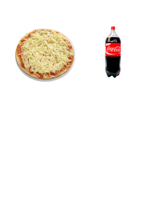 PROMO FINDE - PIZZETA FAMILIAR + COCA 3LTS