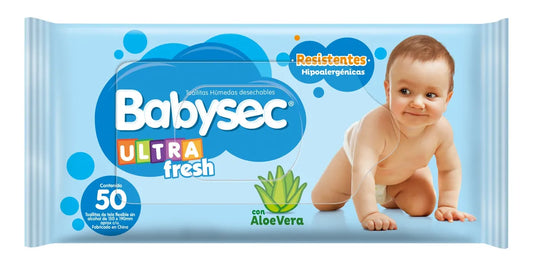 TOALLITAS HUM BABYSEC X50 ULTRA